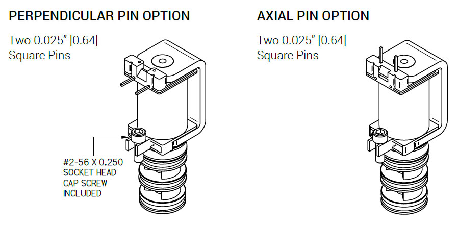 CSV 12mm Pin-Optionen CSV 12mm Pin-Optionen